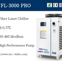Industrial water chiller CWFL-3000 for 3KW fiber laser cutting & welding machine
