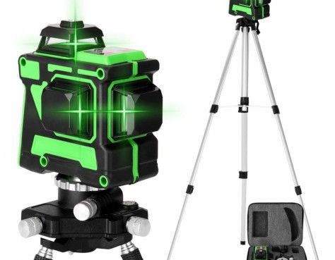 Laserowe urządzenia pomiarowe  profi 3D Laser Level 12 linii Green 360º Rotary Automatyczny laser kr